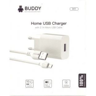 شاحن ميكرو بدى BUDDY Home USB charger 10W MICRO H1