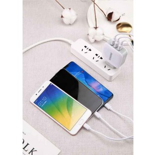 شاحن ميكرو فونينج Foneng Fast Charger Adaptor T310 with Micro Cable 3 USB 3.1A 