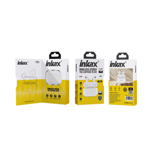 سماعة أذن لاسلكية INKAX T05G TWS بتصميم رياضي، USB-C، صوت جهير قوي