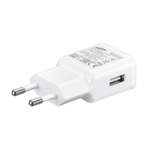 شاحن سامسونج 15 واط Adaptive Fast Charging موديل EP-TA20EWECGWW مع كابل USB إلى USB-C بطول 1.8 متر