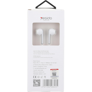 سماعة أذن سلكية YESido YH23 بموصل 3.5 ملم – تصميم مريح، ميكروفون مدمج، عزل فعال للضوضاء، كابل 1.2 متر