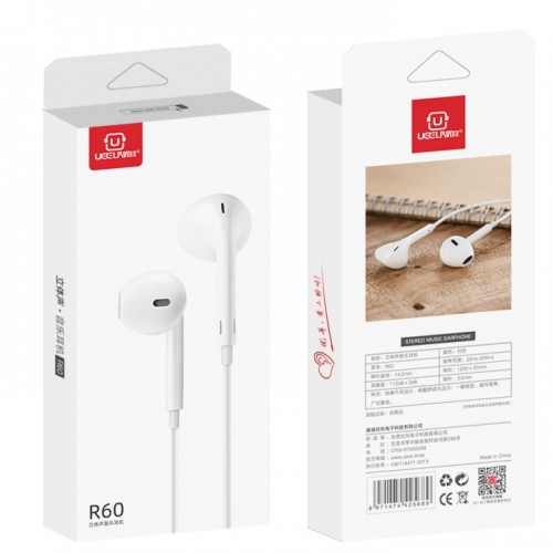 سماعة أذن ويلر صوت نقى واضح جودة عالية UEELR Earphones R60